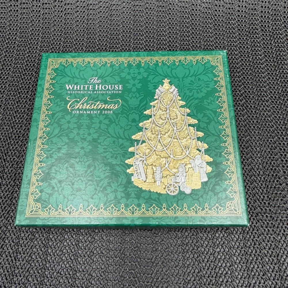 White House Historical Association 2008 Christmas Ornament Benjamin Harrison